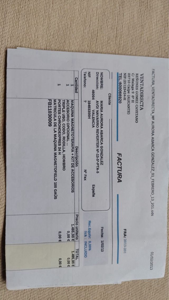 equipo profesional de Magnetoterapia + accesorios