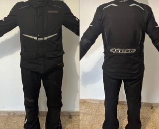 Conjunto moto Alpinestar completo + Casco Schubert