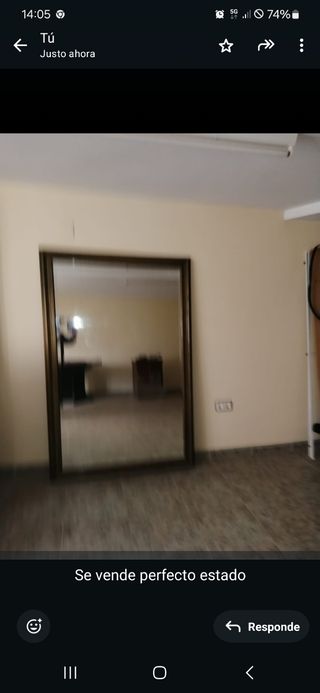 Espejo grande dorado