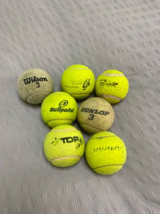Pelotas padel usadas