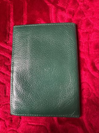 Cartera Rolex Piel Verde