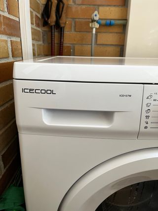 Lavadora y frigorifico marca Icecool