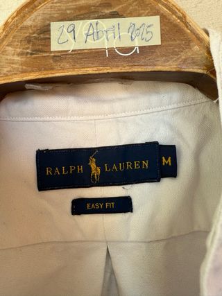 RALPH LAUREN camisa blanca talla M grande 