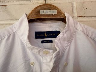 RALPH LAUREN camisa blanca talla M grande 