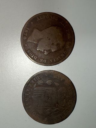 8 Monedas Antiguas - Colección