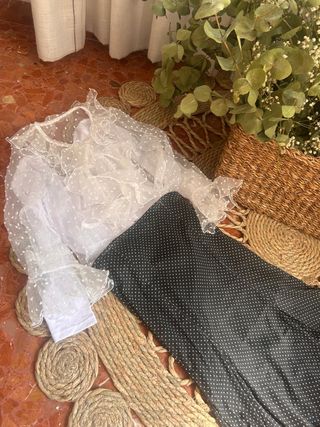 Traje Flamenca niña (5-7 años) Fald.blusa  y maill