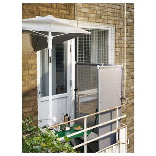 Sombrilla balcón Ikea LILLEÖ gris 150x100 cm NUEVA