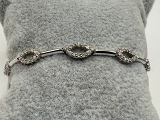 Pulsera de oro de 18 kt con diamantes