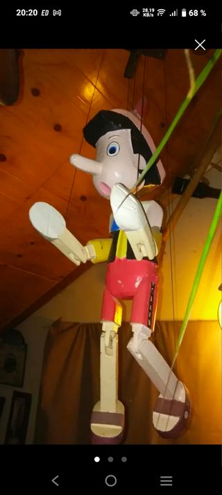 Marioneta Pinocho Artesanal