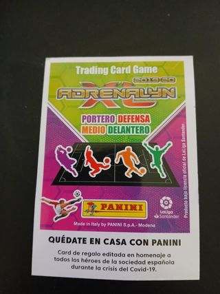 Carta edición limitada héroes 2020