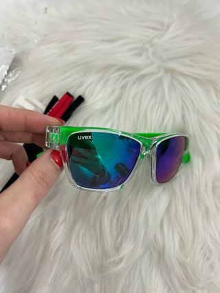 Gafas sol uvex niño - azules y verdes