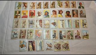 Años 50. Lote 46 cromos antiguos chocolate.