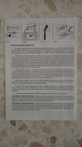 Foco halógeno video+photo 500/1000 PKS