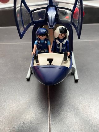 Helicóptero policía Playmobil