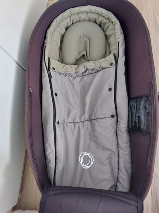 Capazo Bugaboo bee + saco interior + adaptadores