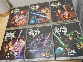 6x DVD Star Wars (Español)