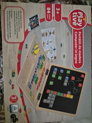 Portátil madera PlayFive 84 piezas