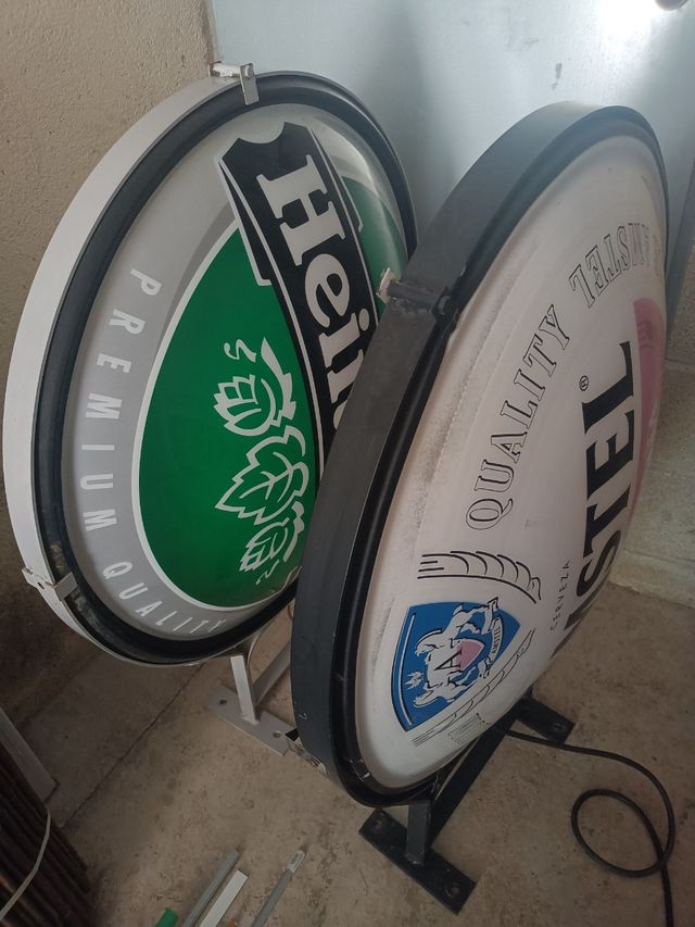 Carteles Heineken & Amstel Iluminados