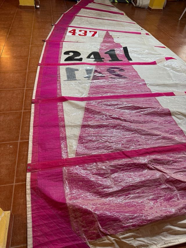 Vela mayor de catamaran H16