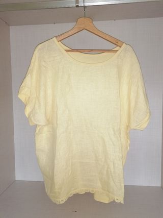 Camiseta amarilla manga corta