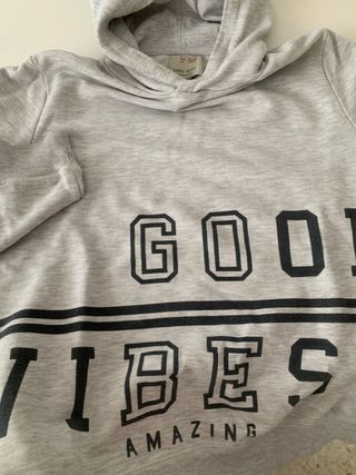 Sudadera Zara Boys 11-12 años Gris