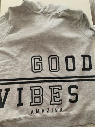 Sudadera Zara Boys 11-12 años Gris