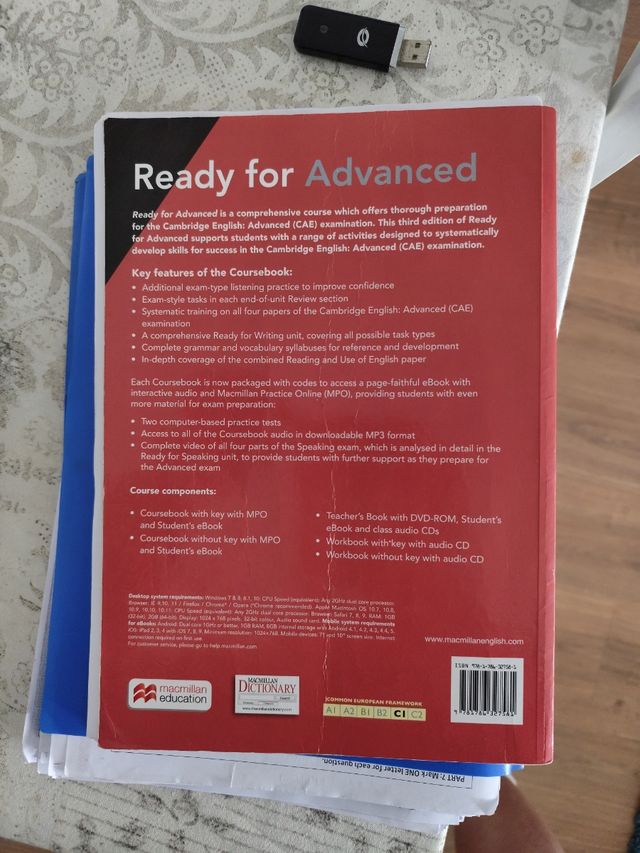 READY FOR ADV Sb -Key (eBook) Pk 3rd Ed