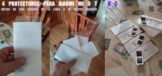 4  PROTECTORES  PARA  XIAOMI  MI  9  T  8  €