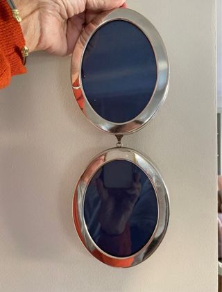 Marco fotos doble oval