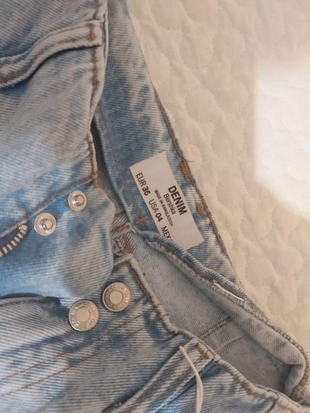 Vaqueros Bershka cargo | azules