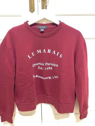 Sudadera Primark Burdeos Le Marais