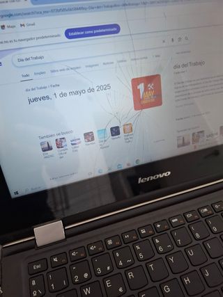 Portátil Lenovo táctil - pantalla dañada func