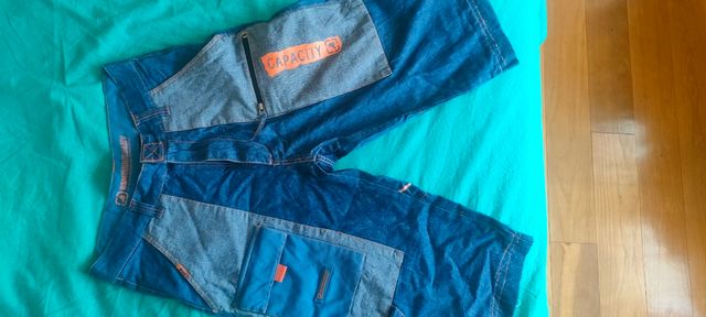 Pantalones cortos de mezclilla - Azul