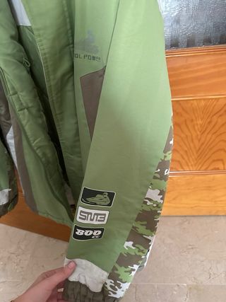 Chaqueton verde camuflaje