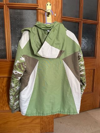 Chaqueton verde camuflaje
