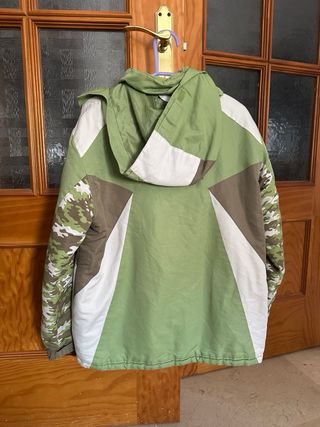 Chaqueton verde camuflaje