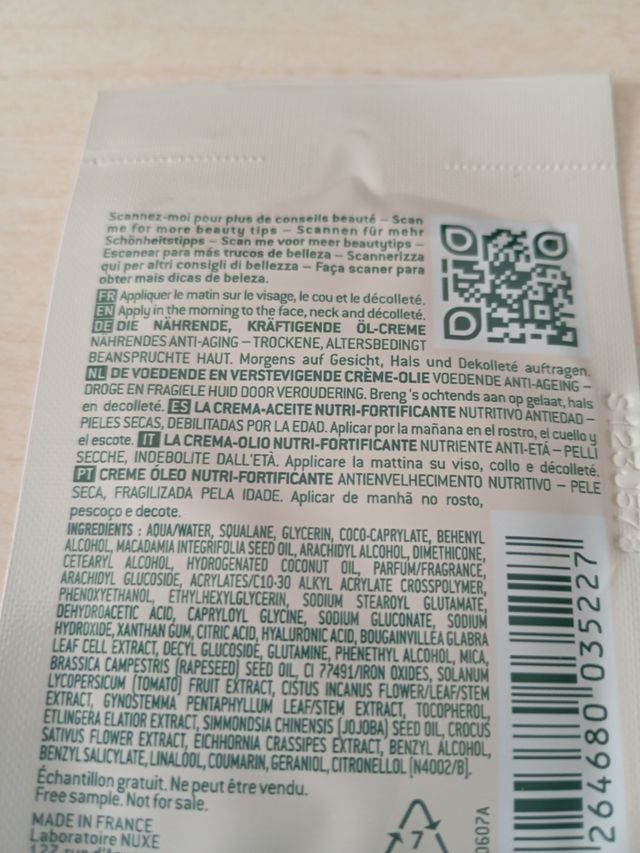 3 Uds Nuxe Nuxuriance GOLD crema