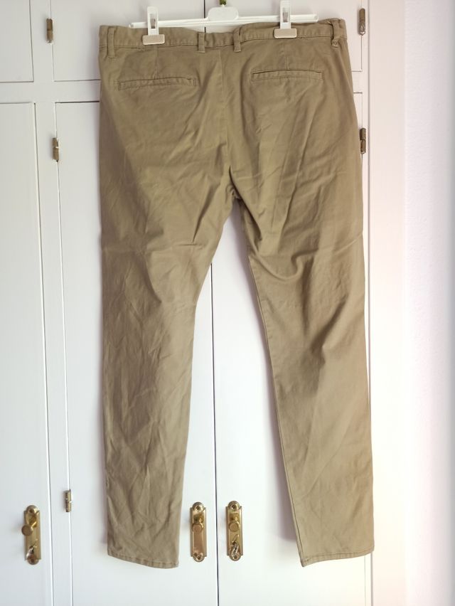 Pantalón Zara t. 46 chino camel hombre
