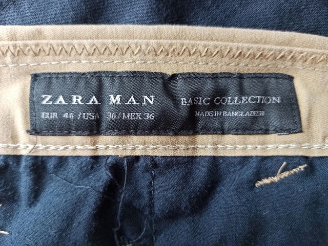Pantalón Zara t. 46 chino camel hombre