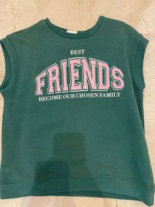 Sudadera sin mangas niña