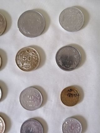 Monedas antiguas Turquía.