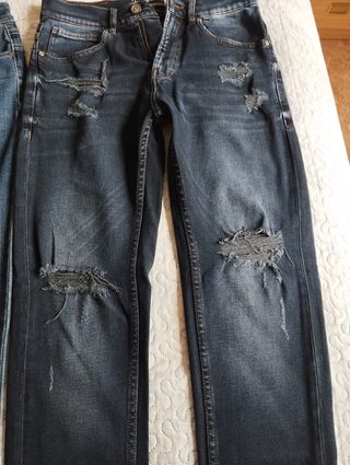 Pantalones vaqueros,rotos hombre - Talla 38