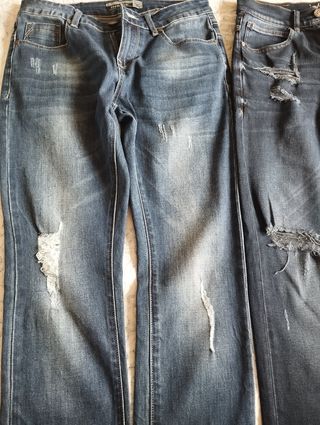 Pantalones vaqueros,rotos hombre - Talla 38