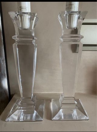 2 Candelabros cristal