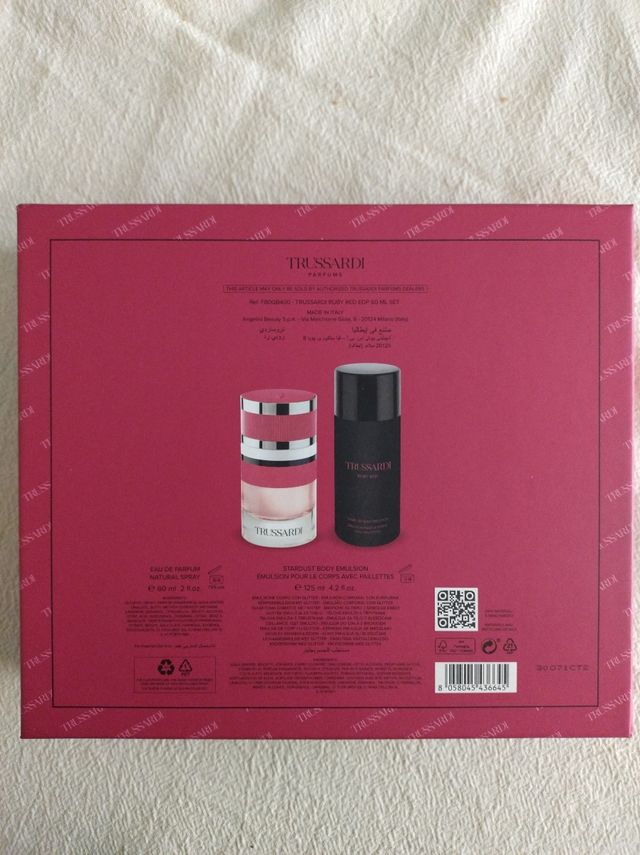 Cofanetto Trussardi Ruby Red