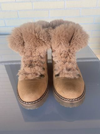 Botines mustang talla 38 con pelo