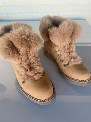 Botines mustang talla 38 con pelo