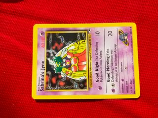 Carte Pokemon Sabrina's - n. 4 carte