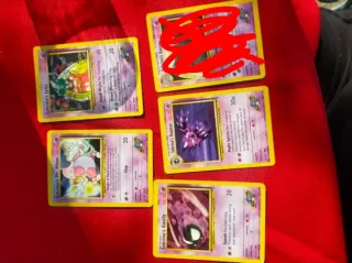 Carte Pokemon Sabrina's - n. 4 carte