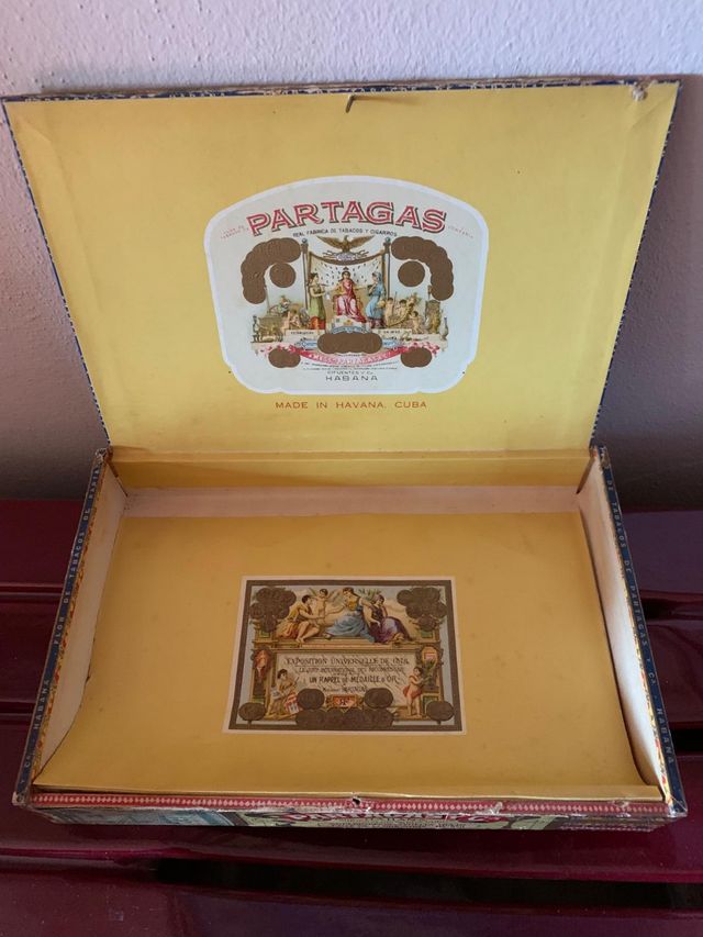 Scatola sigari Partagas vintage